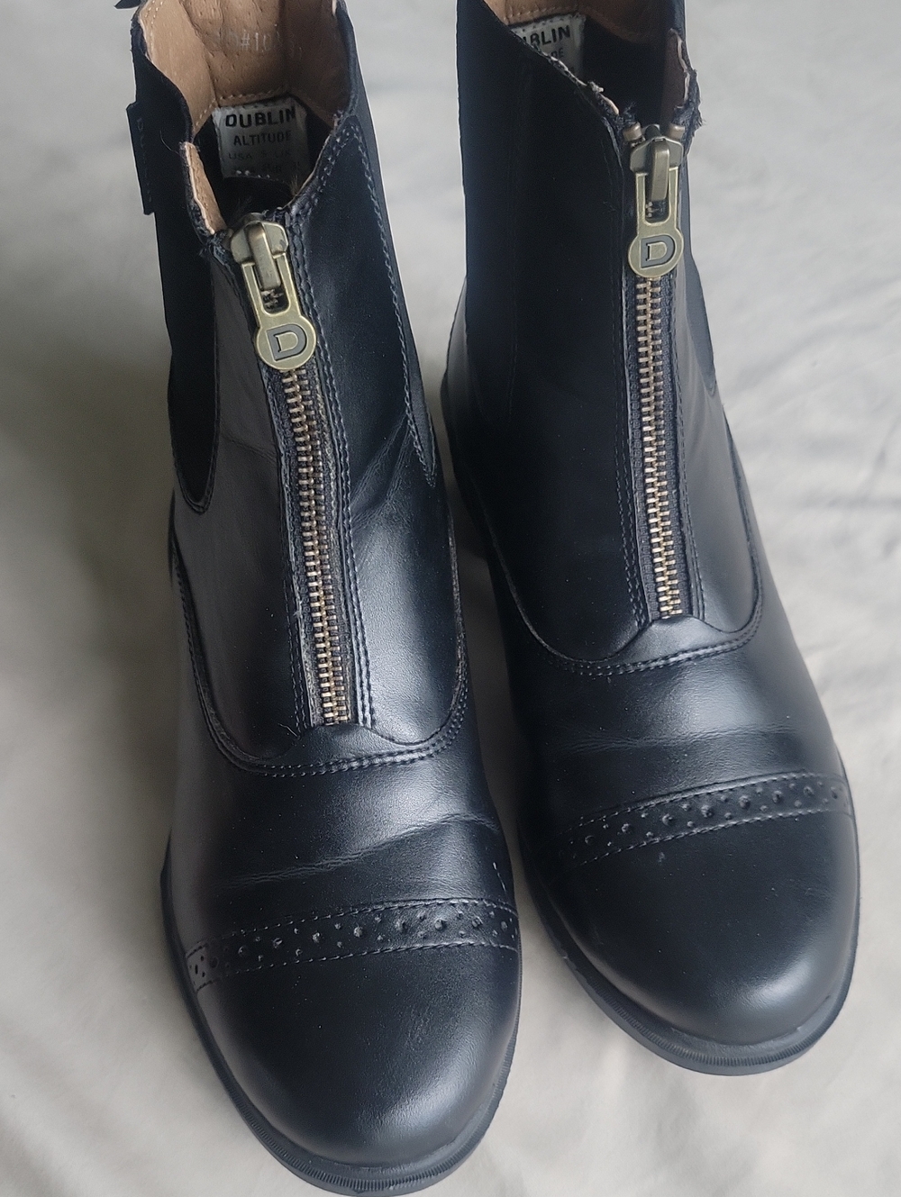 Dublin Altitude Equestrian Horse Riding Boots 5 Black EU 35 Women Youth Teen